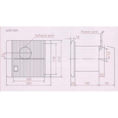KDK - 10BAQ1 VENTILATING FAN - ebuy.com.sg