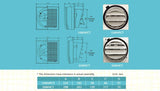 KDK - 15WHPC / 15WHPCT / 20WHCT VENTILATING FAN - ebuy.com.sg