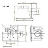 KDK - 24CHF VENTILATING FAN - ebuy.com.sg