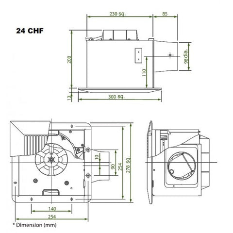KDK - 24CHF VENTILATING FAN - ebuy.com.sg
