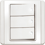 Schneider Electric - NEO (C-Metro) - Dolly Switches with White LED (Horizontal) - ebuy.com.sg