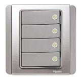 Schneider Electric - NEO (C-Metro) - Dolly Switches with Green Fluorescent Indicator (Horizontal) - ebuy.com.sg