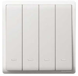 Schneider Electric - PIENO - 1 Way Switches with Fluorescent Locator (16AX) (10AX-4GANGS only) - ebuy.com.sg