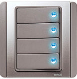 Schneider Electric - NEO (C-Metro) - Dolly Switches with Blue LED (Horizontal) - ebuy.com.sg