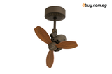 ELM - AIRCRAFT - WOODEN BLADE CEILING FAN - ebuy.com.sg