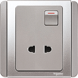 Schneider Electric - NEO (C-Metro) - 2 Pins Switched Socket Outlet (10A) - ebuy.com.sg