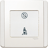 Schneider Electric - NEO (C-Metro) - Hotel Series: Illuminated "Do Not Disturb" & "Please Clean Up" Symbols - ebuy.com.sg