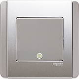 Schneider Electric - NEO (C-Metro) - Dolly Switches with Green Fluorescent Indicator (Vertical) - ebuy.com.sg