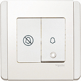 Schneider Electric - NEO (C-Metro) - Hotel Series: Bell Push Switch with Illuminated "Do Not Disturb" Symbol (4A) - ebuy.com.sg