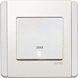 Schneider Electric - NEO (C-Metro) - Dolly Double Pole Switch with LED (Vertical) - ebuy.com.sg