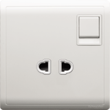 Schneider Electric - PIENO - 2-Pin Switched Universal Socket (10A / 250V / 1 GANG) - ebuy.com.sg