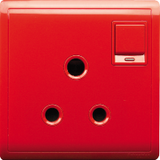 Schneider Electric - PIENO - 3 Round Pin Switched Socket with Neon Indicator ( 15A / 250V / 1Gang) - ebuy.com.sg