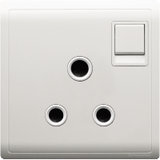 Schneider Electric - PIENO - 3 Round Pin Switched Socket (15A / 250V / 1GANG) - ebuy.com.sg