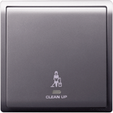 Schneider Electric - PIENO - Hotel Series: Switch with Neon Indicator with "Please Clean Up" Symbol (16AX / 1gang) - ebuy.com.sg