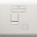 Schneider Electric - PIENO - Fused Connection Unit with Double Pole Switch and Neon Indicator (13A / 250V / 1GANG) - ebuy.com.sg