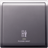 Schneider Electric - PIENO - Hotel Series: Switch with Neon Indicator (16Ax / 1gang) with "Please Wait" Symbol - ebuy.com.sg