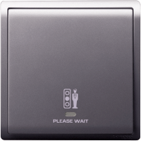 Schneider Electric - PIENO - Hotel Series: Switch with Neon Indicator (16Ax / 1gang) with "Please Wait" Symbol - ebuy.com.sg