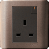 Schneider Electric - ZENcelo - Switched Socket with Ondicator (13A / 1 GANG) - ebuy.com.sg