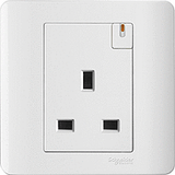 Schneider Electric - ZENcelo - Switched Socket with Ondicator (13A / 1 GANG) - ebuy.com.sg