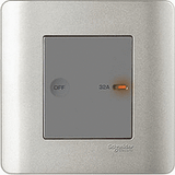 Schneider Electric - ZENcelo - Full-Flat Double Rocker Switch with Neon Indicator (32A / 1GANG) - ebuy.com.sg