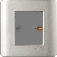 Schneider Electric - ZENcelo - Full-Flat Double Rocker Switch with Neon Indicator (32A / 1GANG) - ebuy.com.sg