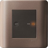 Schneider Electric - ZENcelo - Full-Flat Double Rocker Switch with Neon Indicator (32A / 1GANG) - ebuy.com.sg