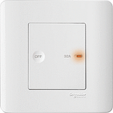 Schneider Electric - ZENcelo - Full-Flat Double Rocker Switch with Neon Indicator (32A / 1GANG) - ebuy.com.sg