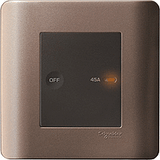 Schneider Electric - ZENcelo - Full-Flat Double Rocker Switch with Neon Indicator (45A / 1GANG) - ebuy.com.sg