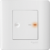 Schneider Electric - ZENcelo - Full-Flat Double Rocker Switch with Neon Indicator (45A / 1GANG) - ebuy.com.sg