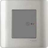 Schneider Electric - ZENcelo - Hotel Series: Full-Flat Switch with Illuminated "Do Not Disturb" Symbol (1GANG) - ebuy.com.sg