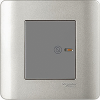 Schneider Electric - ZENcelo - Hotel Series: Full-Flat Switch with Illuminated "Do Not Disturb" Symbol (1GANG) - ebuy.com.sg