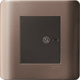Schneider Electric - ZENcelo - Hotel Series: Full-Flat Switch with Illuminated "Do Not Disturb" Symbol (1GANG) - ebuy.com.sg