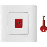 Schneider Electric - ZENcelo - Panic Button with Key Reset - ebuy.com.sg