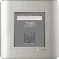 Schneider Electric - ZENcelo - Data Outlet Category 5e with Integrated Shutter (1GANG) - ebuy.com.sg