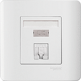 Schneider Electric - ZENcelo - Data Outlet Category 5e with Integrated Shutter (1GANG) - ebuy.com.sg