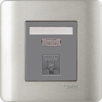 Schneider Electric - ZENcelo - Data Outlet Category 6 with Integrated Shutter (1GANG) - ebuy.com.sg