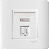 Schneider Electric - ZENcelo - Data Outlet Category 6 with Integrated Shutter (1GANG) - ebuy.com.sg