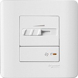 Schneider Electric - ZENcelo - Full-Flat Fan Controller (1GANG) - ebuy.com.sg