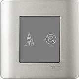 Schneider Electric - ZENcelo - Hotel Series: lluminated "Do Not Disturb" & "Please Clean Up" Symbols - ebuy.com.sg