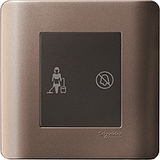Schneider Electric - ZENcelo - Hotel Series: lluminated "Do Not Disturb" & "Please Clean Up" Symbols - ebuy.com.sg