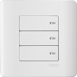 Schneider Electric - ZENcelo - Full-Flat Switch (2-way) (16AX / 20A / 3 GANGS) - ebuy.com.sg
