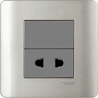 Schneider Electric - ZENcelo - 2 Pin Universal Socket (10A / 1GANG) - ebuy.com.sg