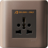 Schneider Electric - ZENcelo - Hotel Series: International Socket (16A/ 250V / 1GANG) - ebuy.com.sg