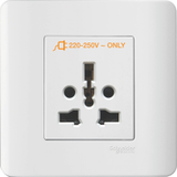 Schneider Electric - ZENcelo - Hotel Series: International Socket (16A/ 250V / 1GANG) - ebuy.com.sg