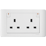 Schneider Electric - ZENcelo - Switched Socket with Ondicator (13A / 2GANGS) - ebuy.com.sg