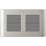 Schneider Electric - ZENcelo - Full-Flat Switches (1-way) with Ondicator (16Ax / 20A / 2+2GANGS) - ebuy.com.sg