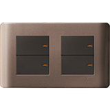 Schneider Electric - ZENcelo - Full-Flat Switches (1-way) with Ondicator (16Ax / 20A / 2+2GANGS) - ebuy.com.sg