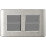 Schneider Electric - ZENcelo - Full-Flat Switches (2-way) (16AX / 20A / 2+2GANGS) - ebuy.com.sg