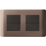 Schneider Electric - ZENcelo - Full-Flat Switches (2-way) (16AX / 20A / 2+2GANGS) - ebuy.com.sg