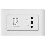 Schneider Electric - ZENcelo - Hotel Series: Universal Shaver Unit (Horizontal / Vertical) - ebuy.com.sg